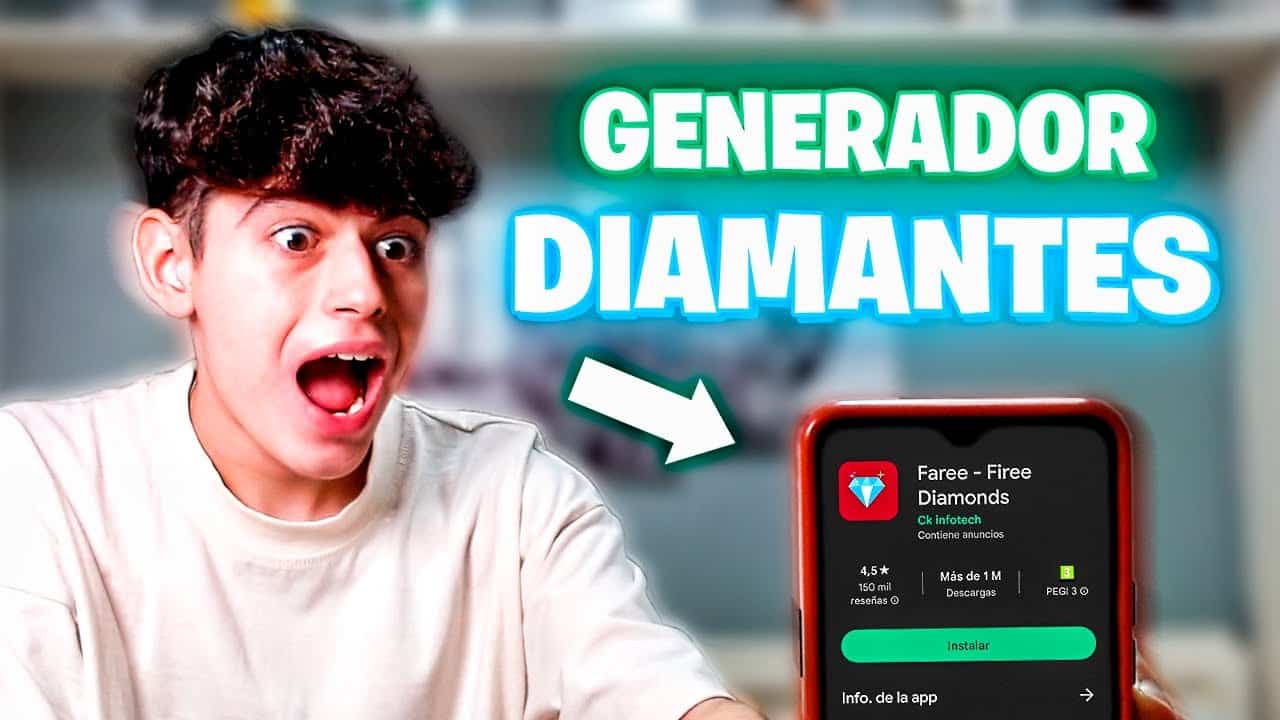 existe algun generador de emotes y diamantes para free fire