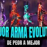 cuales son las armas evolutivas mas poderosas en free fire